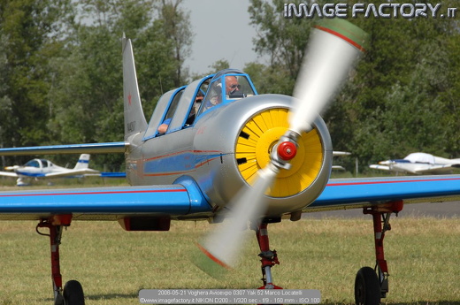 2006-05-21 Voghera Avioexpo 0307 Yak 52 Marco Locatelli
